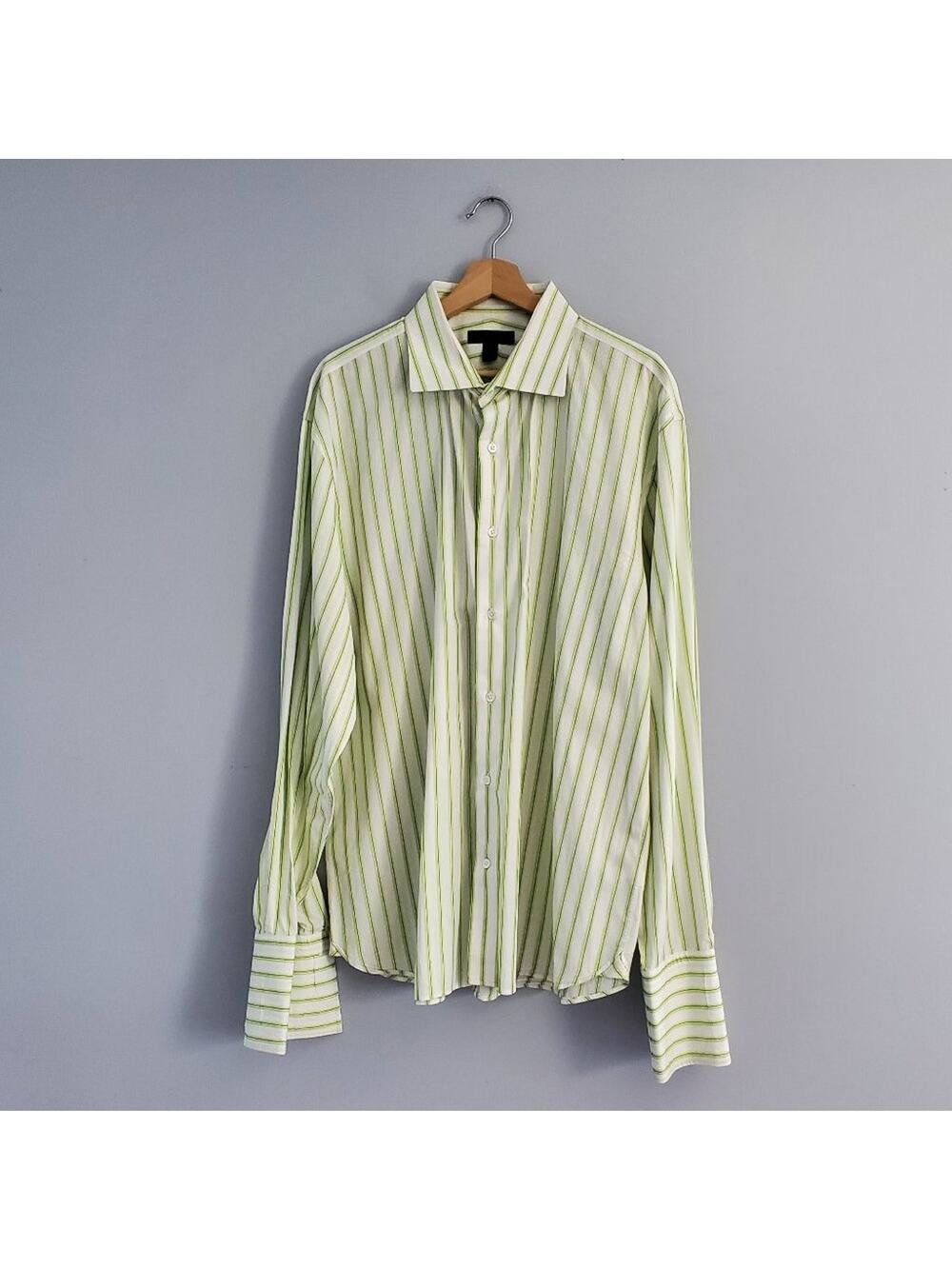 Express Design Studio Button Up Striped Shirt XXL